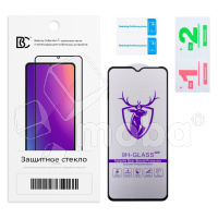 Защитное стекло "Премиум" для Tecno Spark 7/8P/8C/Infinix Hot 11 X662B/Itel Vision 5 Plus/S18 Pro Черный