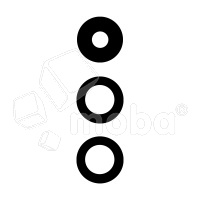 Стекло камеры для Samsung Galaxy A05s (A057F) (комплект 3 шт.) Черный