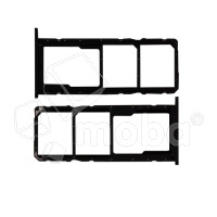 Держатель SIM для Huawei Y6s (JAT-LX1) Черный