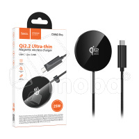 Беспроводное зарядное устройство Hoco CW63 Pro (15W, быстрая зарядка. Qi2) Черный