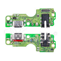 Шлейф для Infinix Hot 30i/Itel S23 (X669D/S665L) плата на системный разъем/разъем гарнитуры/микрофон - Премиум