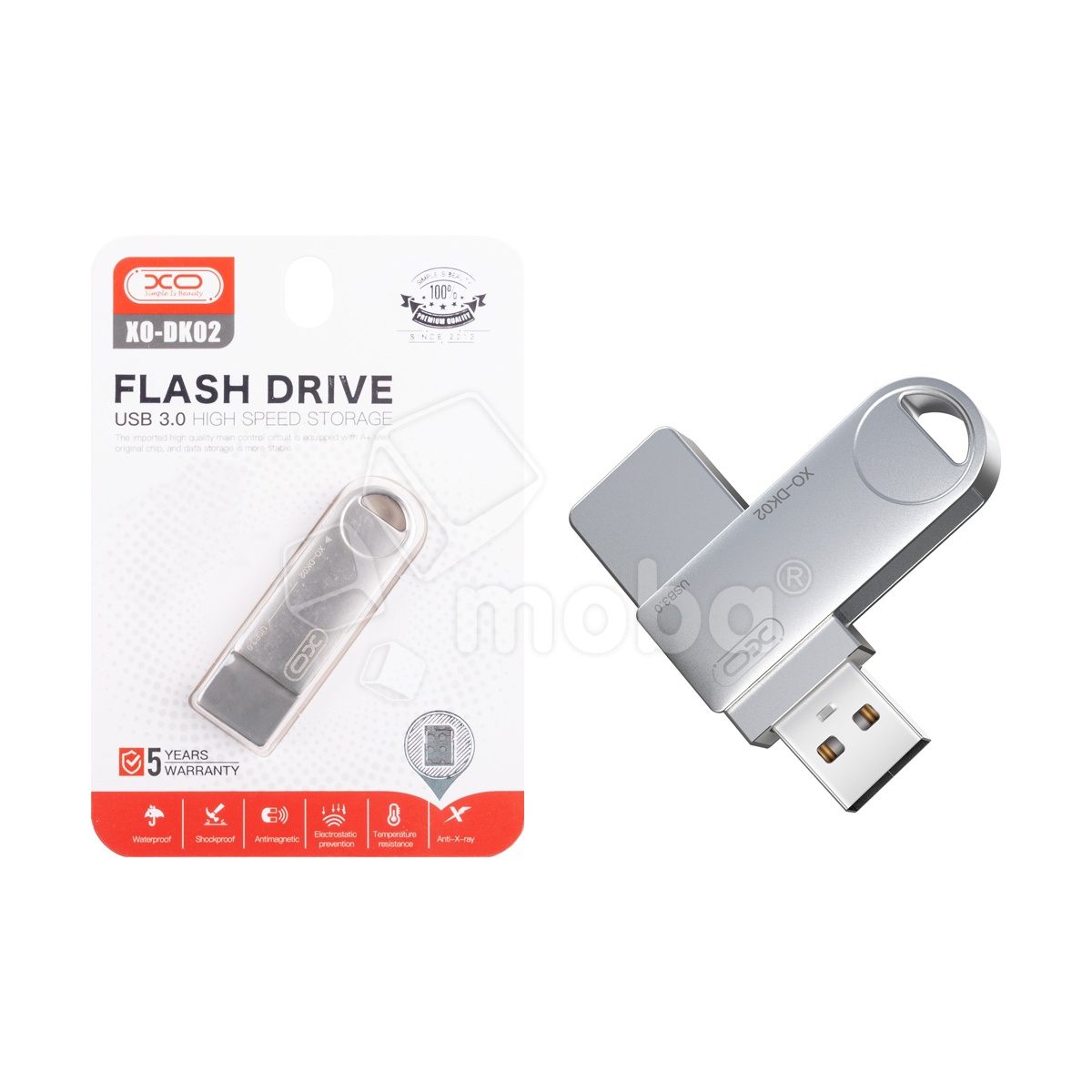 USB-флеш (USB 3.0) 16GB XO DK02 Серебро