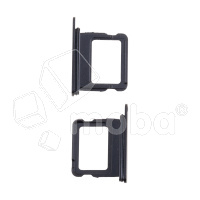 Держатель SIM для iPhone 16/16 Plus (1 Sim) (A3287/A3286/A3290/A3289) Черный