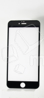 Защитное стекло "Стандарт" для iPhone 6/6S Черный (Полное покрытие)