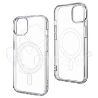 Чехол-накладка для iPhone 15 Pro Max (Magsafe, прозрачный)