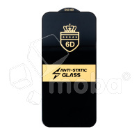 Защитное стекло "Стандарт" для iPhone 16 Plus Черный (Полное покрытие)