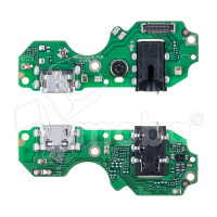 Шлейф для Infinix Hot 12i (X665B) плата на системный разъем/разъем гарнитуры/микрофон