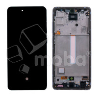 Дисплей для Samsung Galaxy A52/A52 5G/A52s 5G (A525F/A526B/A528B) модуль с рамкой Фиолетовый - OR (SP)