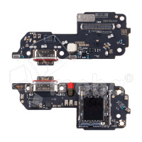 Шлейф для Xiaomi Redmi Note 14 Pro+ 5G (24115RA8EG) плата системный разъем/разъем SIM/микрофон - Премиум