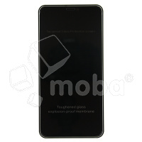 Защитное стекло "Антишпион" для iPhone Xr/11 Черный (Закалённое, полное покрытие)