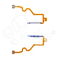 Шлейф для Tecno Pova 6 Neo (LI6) сканер отпечатка пальцев Серебро