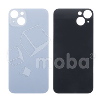 Задняя крышка для iPhone 14 Plus (A2887) Синий (стекло, широкий вырез под камеру, логотип)