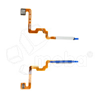 Шлейф для Xiaomi Redmi 12 4G (23053RN02Y) сканер отпечатка пальцев Серебро