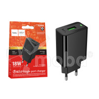 Сетевое зарядное устройство USB Hoco CS92A (18W, QС3.0) Черный