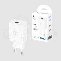 Сетевое зарядное устройство USB BC C43 (10W) Белый