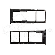 Держатель SIM для Samsung Galaxy M12 (M127F) Черный