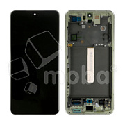 Дисплей для Samsung Galaxy S21 FE (G990B) модуль с рамкой Зеленый - OR (SP)