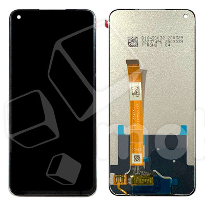 Дисплей для Realme 6/Narzo 30 4G (RMX2001) в сборе с тачскрином Черный - Оптима