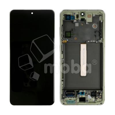 Дисплей для Samsung Galaxy S21 FE (G990B) модуль с рамкой Зеленый - OR (SP)