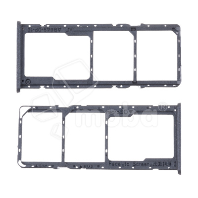 Держатель SIM для Realme C53/C51 (RMX3760/RMX3830) Черный