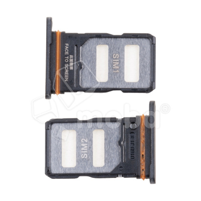 Держатель SIM для Xiaomi Redmi Note 14 Pro+ 5G (24115RA8EG) Черный