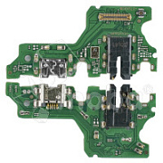 Шлейф для Huawei P40 Lite E (ART-L29) плата на системный разъем/разъем гарнитуры/микрофон
