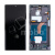 Дисплей для Samsung Galaxy S22 Ultra (S908B/S9080) модуль с рамкой Черный - (Soft OLED, 120 Гц) (Full Size)