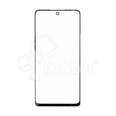 Стекло для переклейки Tecno Pova 6 Neo (LI6) в сборе с OCA пленкой Черный - OR (Mitsubishi)