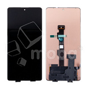 Дисплей для Xiaomi Redmi Note 13 Pro 4G/Poco M6 Pro 4G (23117RA68G/2312FPCA6G) в сборе с тачскрином Черный - (OLED)