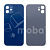 Задняя крышка для iPhone 12 (A2403) Синий (стекло, узкий вырез под камеру, логотип) - Премиум
