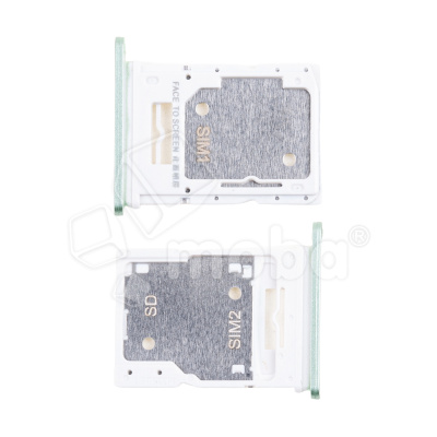 Держатель SIM для Xiaomi Redmi Note 13 4G (23129RAA4G/23124RA7EO/23129RA5FL) Зеленый