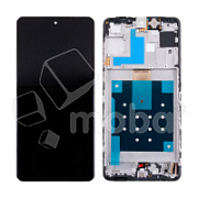 Дисплей для Samsung Galaxy M55 5G (M556B) модуль с рамкой Черный - OR (SP)