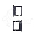 Держатель SIM для iPhone 16/16 Plus (1 Sim) (A3287/A3286/A3290/A3289) Черный