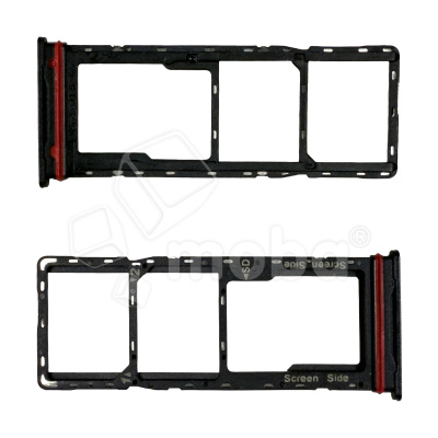 Держатель SIM для Infinix Hot 60i 4G (X6728) Черный