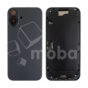 Корпус для iPhone 16 Plus (A3290) (1 Sim) Черный - Премиум