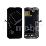 Дисплей для iPhone 14 Pro Max (A2895) в сборе с тачскрином Черный - (Hard OLED) Стандарт (площадка под IC)