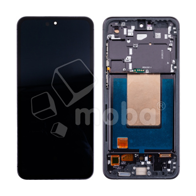 Дисплей для Samsung Galaxy S24 FE (S721B) модуль с рамкой Черный - (OLED) (Full Size)