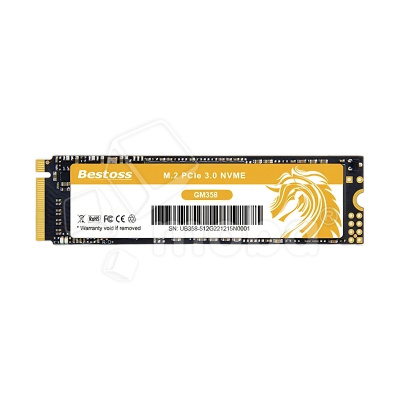 Внутренний SSD накопитель Bestoss GM328 512GB (PCI-E 3.0, M.2 2280 NVMe, NAND 3D TLC)