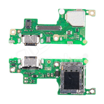 Шлейф для Tecno Camon 30S Pro/30S (CLA6/CLA5) плата на системный разъем/разъем SIM/микрофон - Премиум