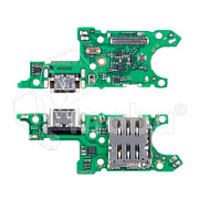 Шлейф для Huawei Honor X9b (ALI-NX1) плата на системный разъем/разъем SIM/микрофон