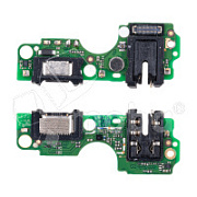 Шлейф для Tecno Spark 10C (KI5m) плата на системный разъем/разъем гарнитуры/микрофон - Премиум