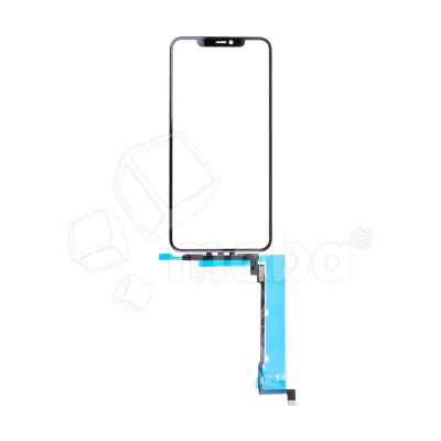 Стекло для переклейки iPhone 11 Pro Max (A2218) с OCA пленкой + тачскрин Черный - OR (Feaglet)