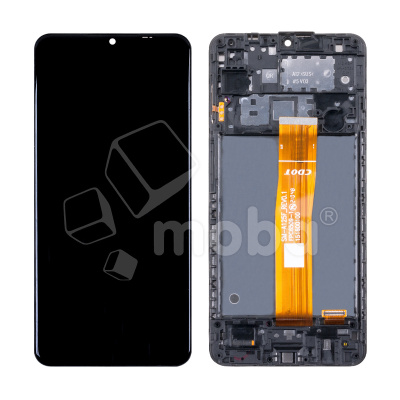 Дисплей для Samsung Galaxy A12 (A125F) модуль с рамкой Черный - Оптима