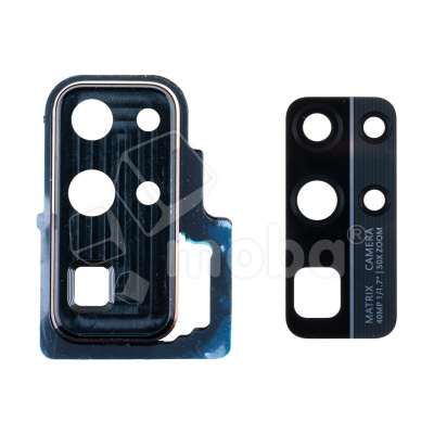 Стекло камеры для Huawei Honor 30 (BMH-AN10) в сборе с рамкой Черный