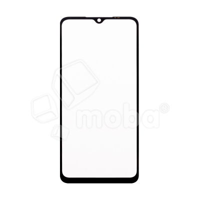 Стекло для переклейки Xiaomi Redmi 10C/Poco C40 (220333QNY/220333QPG) с OCA пленкой Черный - OR (Mitsubishi)
