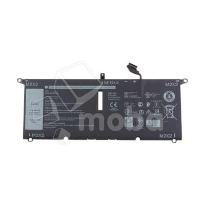 Аккумуляторная батарея для ноутбука Dell XPS 13-9370, 13-9380 (DXGH8) 6500 mAh