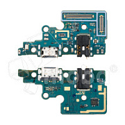Шлейф для Samsung Galaxy A70 (A705F) плата системный разъем/разъем гарнитуры/микрофон - Премиум