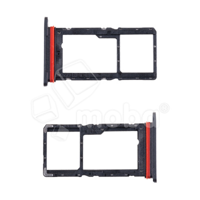 Держатель SIM для Huawei Honor X6c (NIC-LX1/NIC-LX2/NIC-LX3) Черный