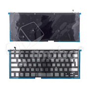 Подсветка клавиатуры для ноутбука MacBook Pro 13" A1502 (2013-2015, Г-образный Enter RU) Черный