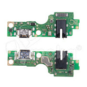 Шлейф для Tecno Spark Go 1 (KL4) плата на системный разъем/разъем гарнитуры/микрофон - Премиум
